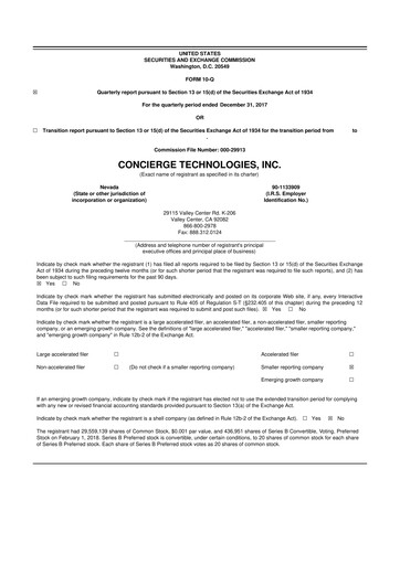 Thumbnail the Marygold Companies 10-Q Quarterly Report FY2018 