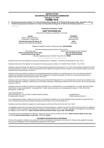 Thumbnail Gray Media
 10-K Annual Report 2017