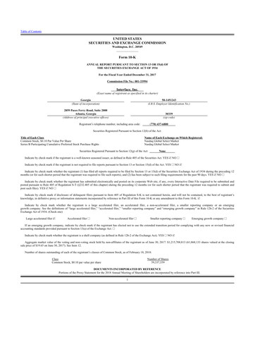 Miniature Interface, Inc. 10-K Rapport annuel 2017