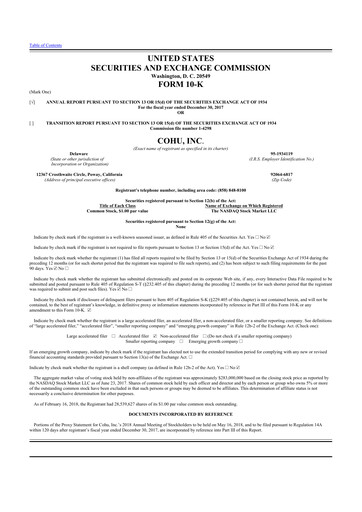 Thumbnail Cohu 10-K Annual Report 2017