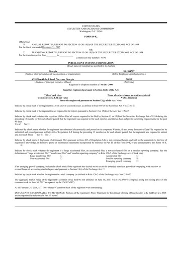 Thumbnail CoreCard 10-K Annual Report 2017