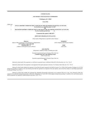 Thumbnail CervoMed 10-K Annual Report 2017