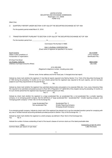 Thumbnail Daily Journal 10-Q Quarterly Report FY2018 