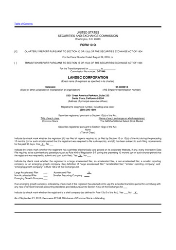 Thumbnail Lifecore Biomedical 10-Q Quarterly Report FY2019 