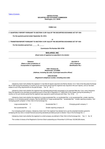 Thumbnail BioLargo 10-Q Quarterly Report FY2018 