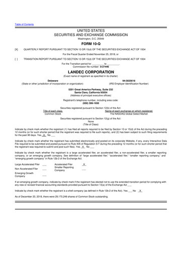Thumbnail Lifecore Biomedical 10-Q Quarterly Report FY2019 