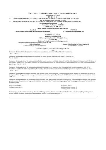 Vorschaubild Clipper Realty 10-K Jahresbericht 2018