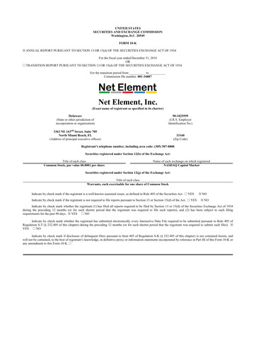 Thumbnail Mullen Automotive 10-K Annual Report 2018