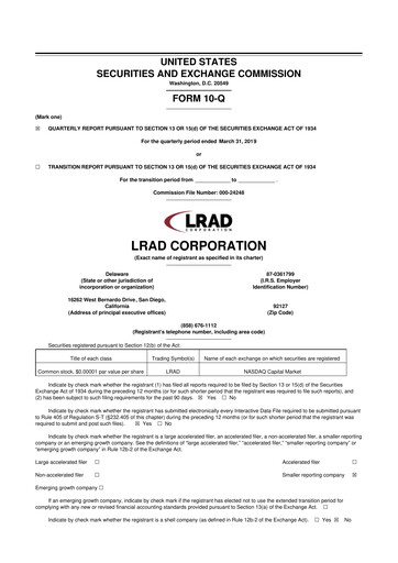 Thumbnail Genasys 10-Q Quarterly Report FY2019 