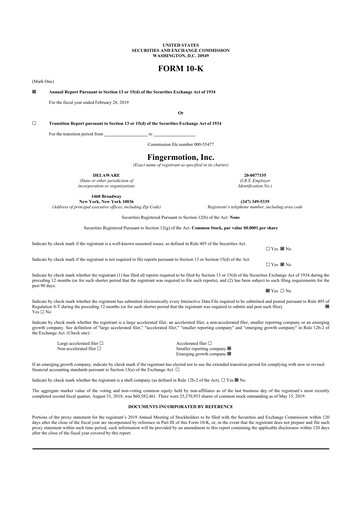 Thumbnail FingerMotion
 10-K Annual Report 2019