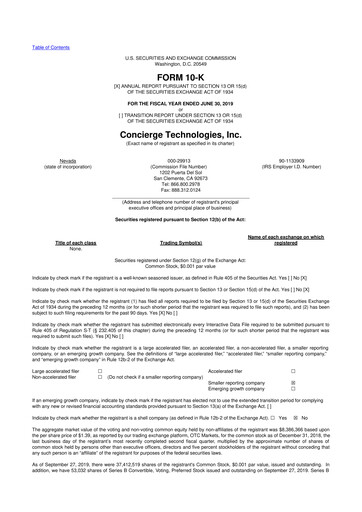 Thumbnail the Marygold Companies 10-K Annual Report 2019