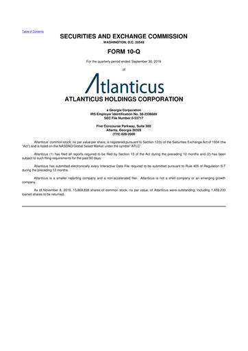 Thumbnail Atlanticus 10-Q Quarterly Report FY2019 