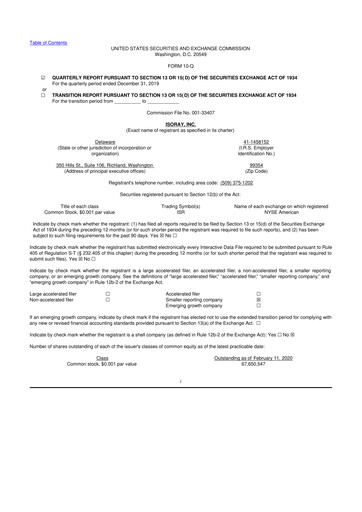 Thumbnail Perspective Therapeutics 10-Q Quarterly Report FY2020 
