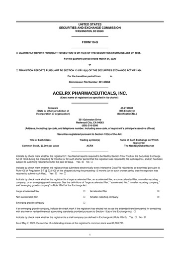 Thumbnail Talphera 10-Q Quarterly Report FY2020 