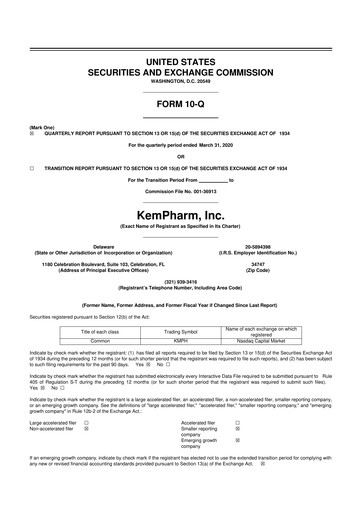 Thumbnail Zevra Therapeutics 10-Q Quarterly Report FY2020 