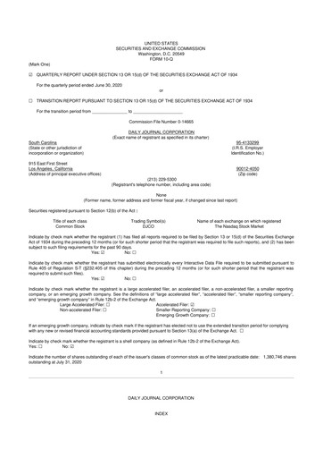 Thumbnail Daily Journal 10-Q Quarterly Report FY2020 
