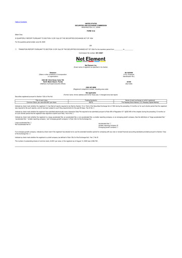 Thumbnail Mullen Automotive 10-Q Quarterly Report FY2020 