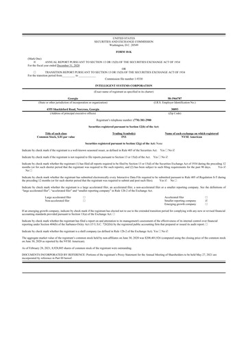 Thumbnail CoreCard 10-K Annual Report 2020