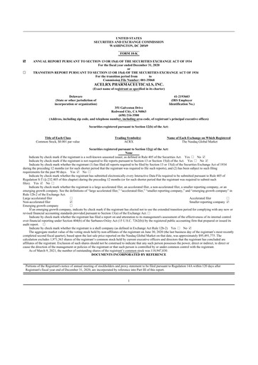 Thumbnail Talphera 10-K Annual Report 2020