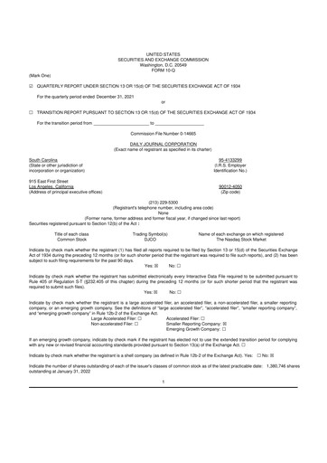 Thumbnail Daily Journal 10-Q Quarterly Report FY2022 