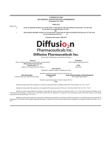 Thumbnail CervoMed 10-K Annual Report 2021