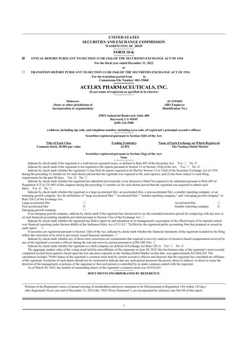 Thumbnail Talphera 10-K Annual Report 2022