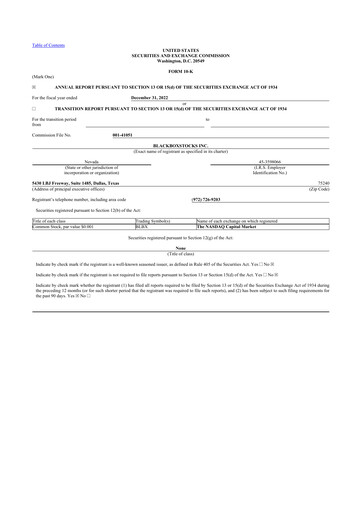 Thumbnail Blackboxstocks 10-K Annual Report 2022