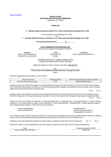 Thumbnail PAMT Corp 10-Q Quarterly Report FY2023 