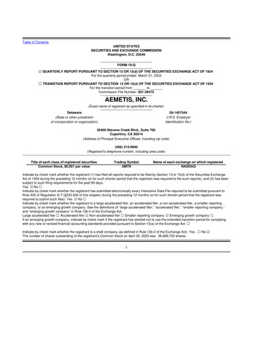 Thumbnail Aemetis 10-Q Quarterly Report FY2023 