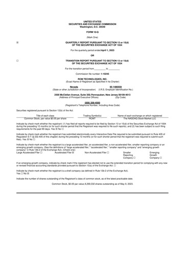 Thumbnail RCM Technologies 10-Q Quarterly Report FY2023 