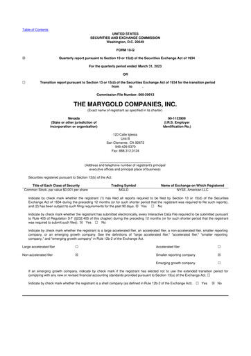 Thumbnail the Marygold Companies 10-Q Quarterly Report FY2023 
