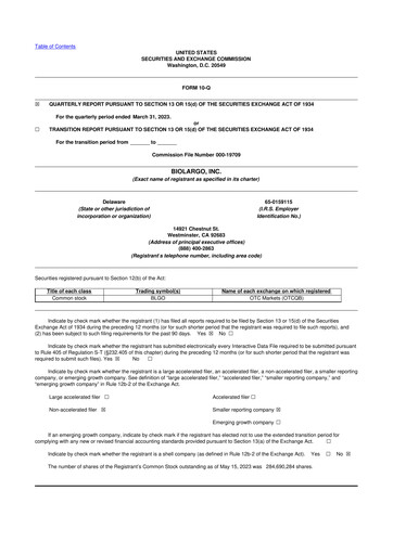Thumbnail BioLargo 10-Q Quarterly Report FY2023 