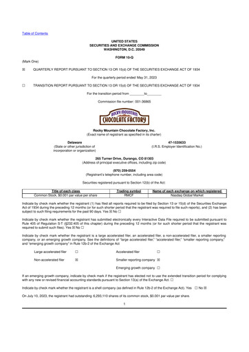 Thumbnail Rocky Mountain Chocolate Factory 10-Q Quarterly Report FY2024 