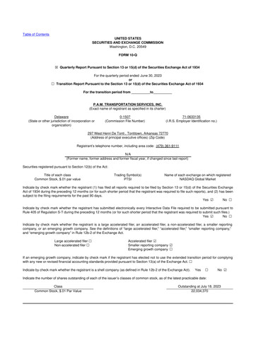 Thumbnail PAMT Corp 10-Q Quarterly Report FY2023 