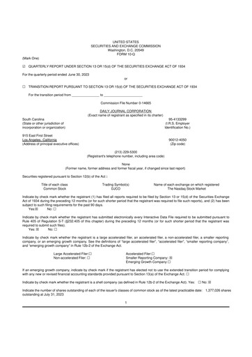 Thumbnail Daily Journal 10-Q Quarterly Report FY2023 
