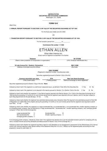 Thumbnail Ethan Allen
 10-K Annual Report 2023