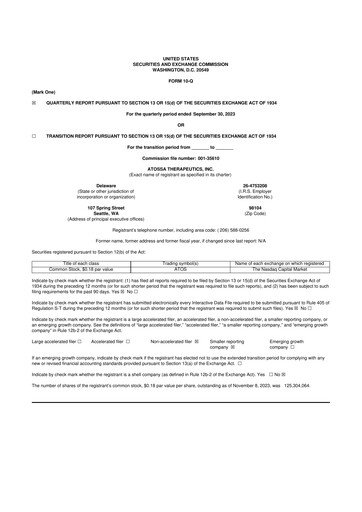 Thumbnail Atossa Therapeutics 10-Q Quarterly Report FY2023 