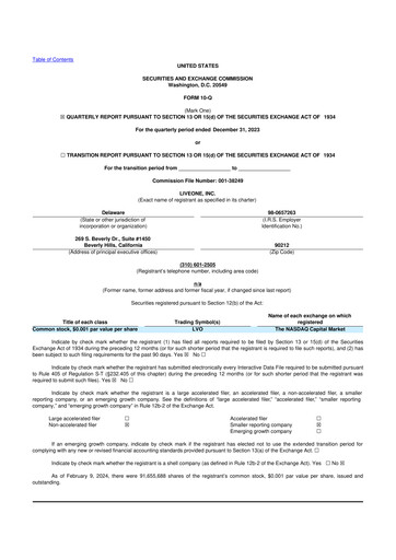 Thumbnail LiveOne 10-Q Quarterly Report FY2023 