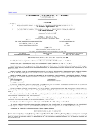 Vorschaubild Generac 10-K Jahresbericht 2023