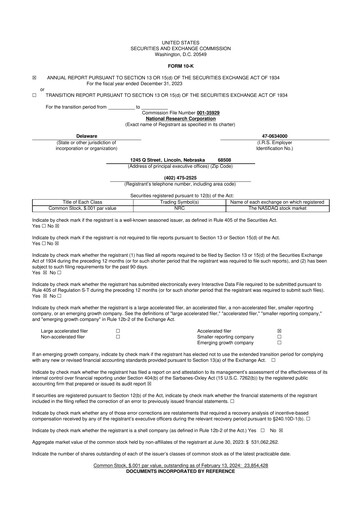 Thumbnail NRC Health
 10-K Annual Report 2023