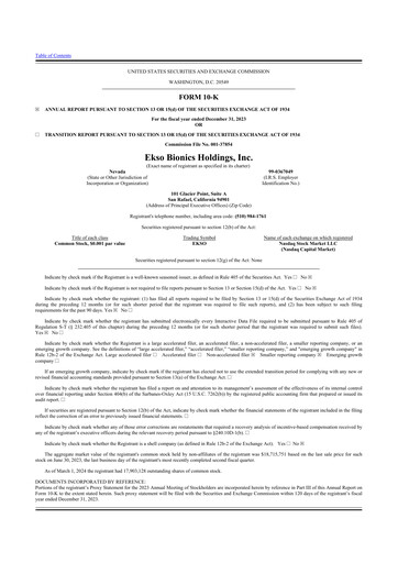 Thumbnail Ekso Bionics
 10-K Annual Report 2023