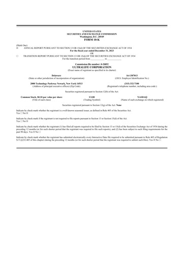 Thumbnail Ultralife Corporation 10-K Annual Report 2023