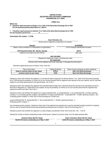 Miniature Gray Media
 10-Q Rapport trimestriel 2024 