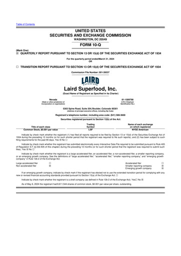 Thumbnail Laird Superfood 10-Q Quarterly Report FY2024 