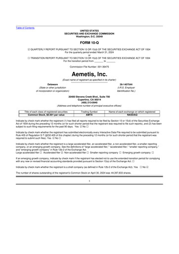 Thumbnail Aemetis 10-Q Quarterly Report FY2024 