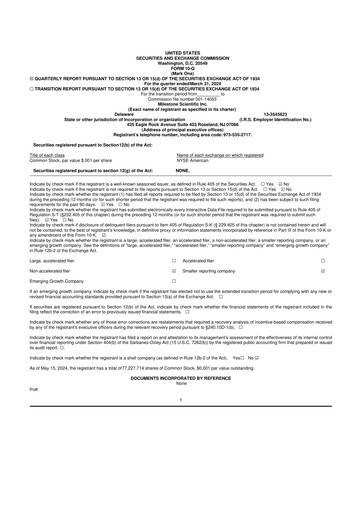 Thumbnail Milestone Scientific 10-Q Quarterly Report FY2024 