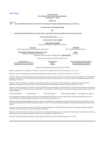 Thumbnail Seneca Foods
 10-K Annual Report 2024