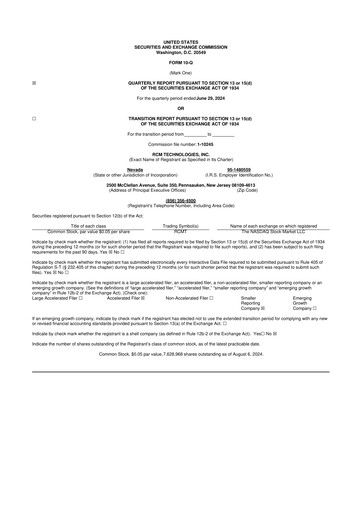 Thumbnail RCM Technologies 10-Q Quarterly Report FY2024 