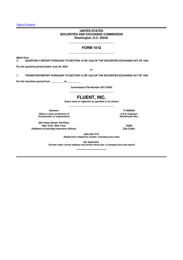 Thumbnail Fluent 10-Q Quarterly Report FY2024 