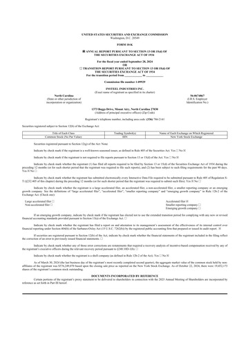 Thumbnail Insteel Industries 10-K Annual Report 2024